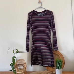 Wild Fable Multicolor Stretchy Striped Dress
